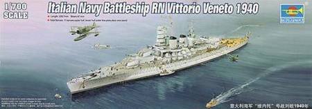 Trumpeter 05779 Battleship Vittorio Veneto 1940