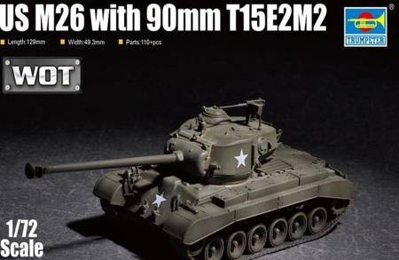 Trumpeter 07170 US M26 with 90mm T15E2M2