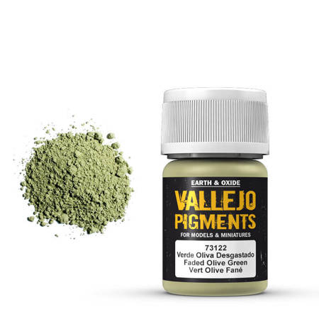 Vallejo Pigments 73122 Faded Olive Green