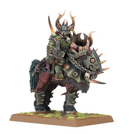 Warriors of Chaos Chaos Lord on Daemonic Mount