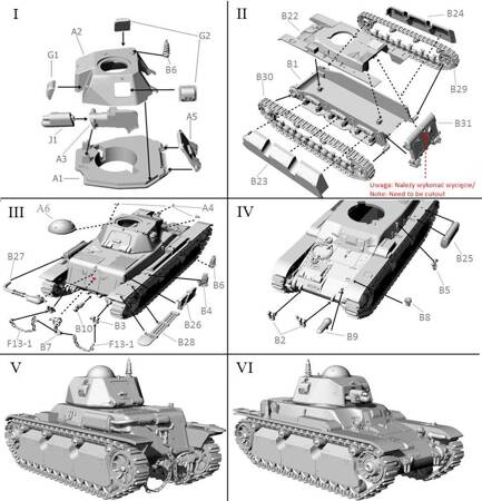 Wrzesień 1939 nr 111 z modelem Renault R40 z armatą 37 mm SAI8