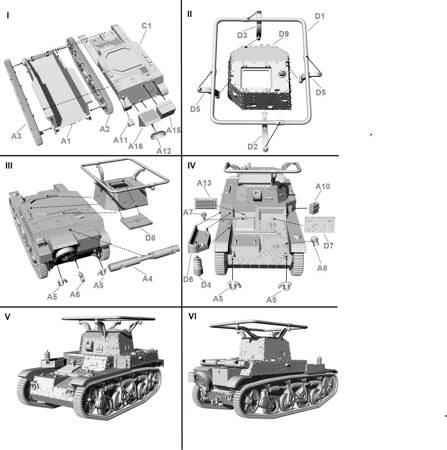 Wrzesień 1939 nr 113 z modelem Francuski lekki czołg dowodzenia AMR 35 ADFI