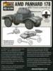 Bolt Action WWII French AMD Panhard 178 armoured car