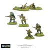 Bolt Action WWII Soviet Army Weapons Teams + 3 kości rozkazów